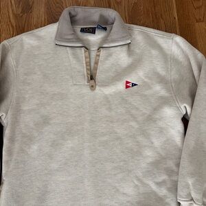 Mens Official San Francisco Yacht Club quarter zip. Size Large.